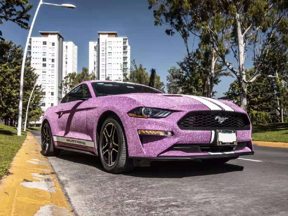 Super glitter stone car vinyl