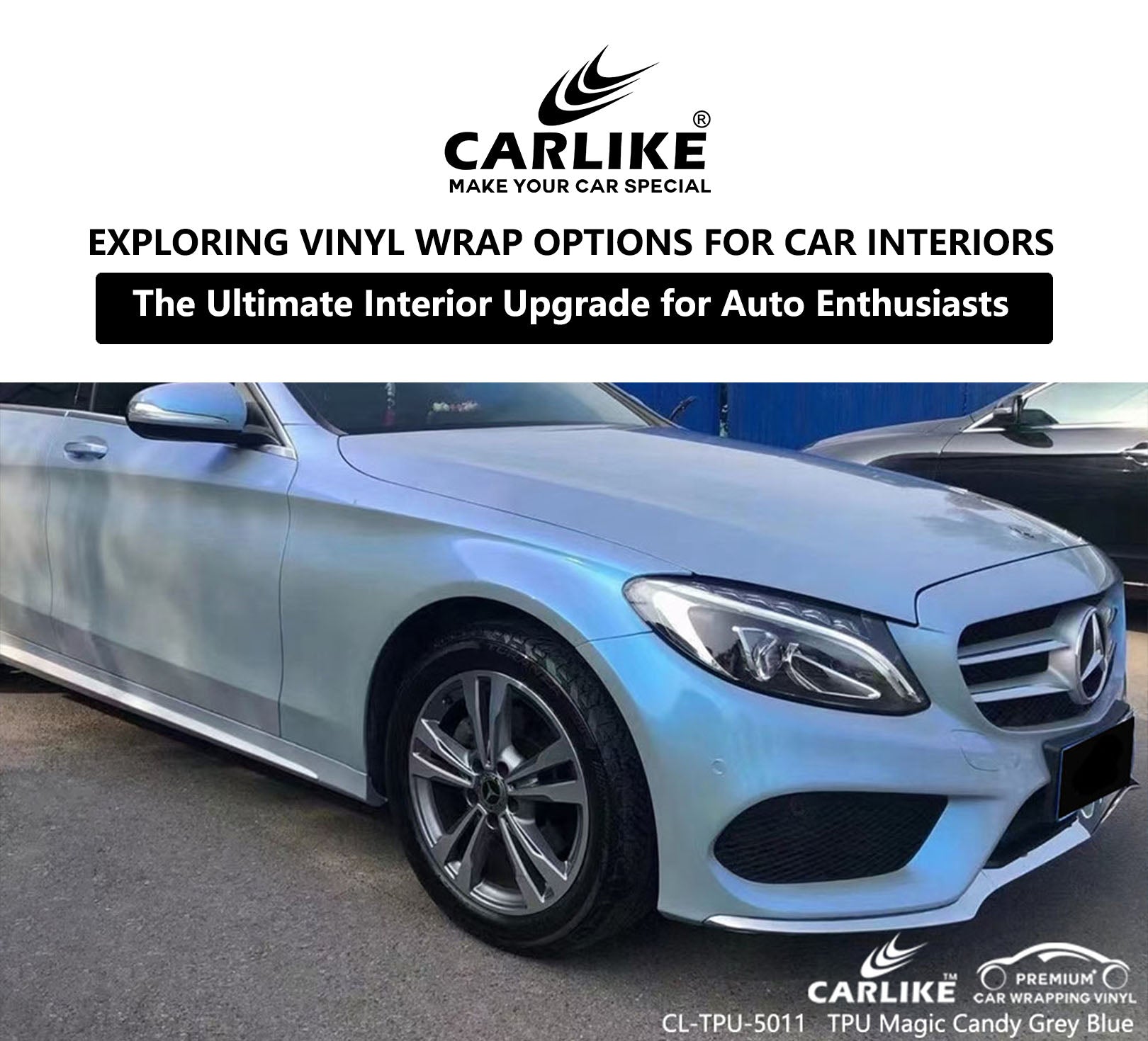 A New Look Inside: Exploring Vinyl Wrap Options for Car Interiors - CARLIKE WRAP