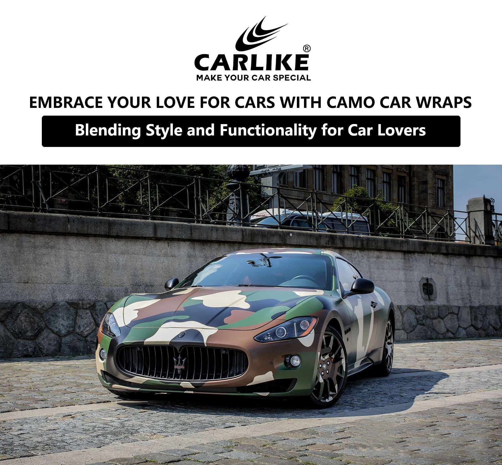 Camo Wrap Cars: Blending Style and Functionality for Car Lovers - CARLIKE WRAP
