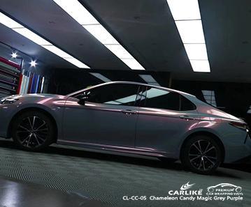 CARLIKE CL-CC-05 chameleon candy magic grey purple vinyl Automotive Car Wrapping Film Cambridge United Kingdom - CARLIKE WRAP