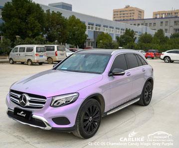 CARLIKE CL-CC-05 chameleon candy magic grey purple vinyl for Mercedes-Benz - CARLIKE WRAP