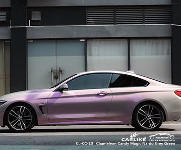 CARLIKE CL-CC-10 chameleon candy magic nardo grey green recoverable vinyl Mexico - CARLIKE WRAP