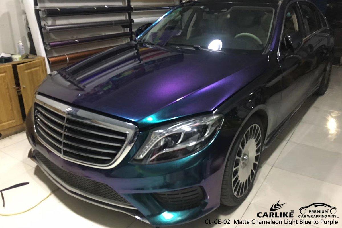 CARLIKE matte chameleon electro metallic blue purple vinyl car wrap Hesse  Germany – CARLIKE WRAP