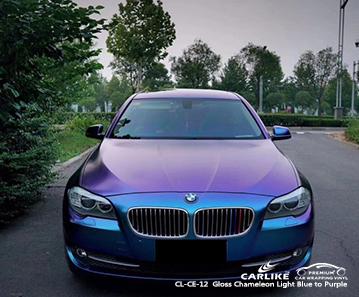 CARLIKE CL-CE-12 gloss chameleon electro metallic blue purple removable car vinyl Ireland Cork - CARLIKE WRAP