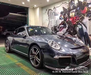 CARLIKE CL-DC-01 diamond crystal gloss black vinyl good conformity car stickers Perlis Malaysia - CARLIKE WRAP
