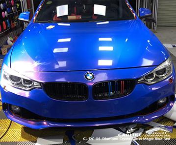 CARLIKE CL-DC-04 diamond crystal gloss magic blue red vinyl low initial tack glue car wraps Labuan Federal Territory Malaysia - CARLIKE WRAP