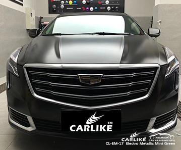 CARLIKE CL-EM-01 matte electro metallic satin black vinyl premium film for car Nebraska United States - CARLIKE WRAP