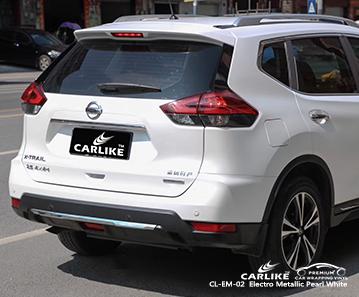 CARLIKE CL-EM-02 matte electro metallic pearl white vinyl tricycle decoration stickers Aydin Turkey - CARLIKE WRAP