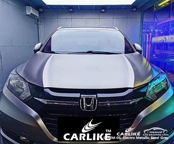 CARLIKE CL-EM-05 matte electro metallic steel grey vinyl car wrap Montana United States - CARLIKE WRAP