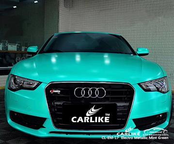 CARLIKE CL-EM-17 matte electro metallic mint green vinyl long durability car wraps Nevada United States - CARLIKE WRAP