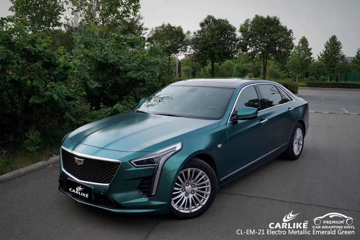 CARLIKE CL-EM-21 EMERALD GREEN MATTE ELECTRO METALLIC VINYL For Wrap C