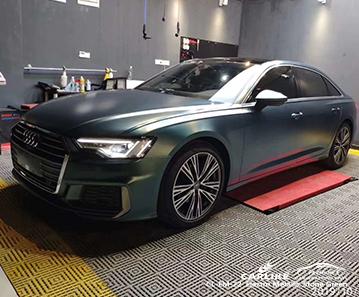 CARLIKE CL-EM-22 matte electro metallic stone green great dry applicaton vinyl United Kingdom Plymouth - CARLIKE WRAP