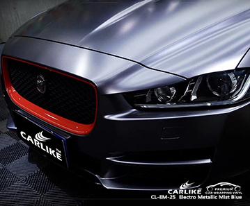 CARLIKE CL-EM-25 matte electro metallic mist blue vinyl super high-density air channels car wrap Slovakia - CARLIKE WRAP