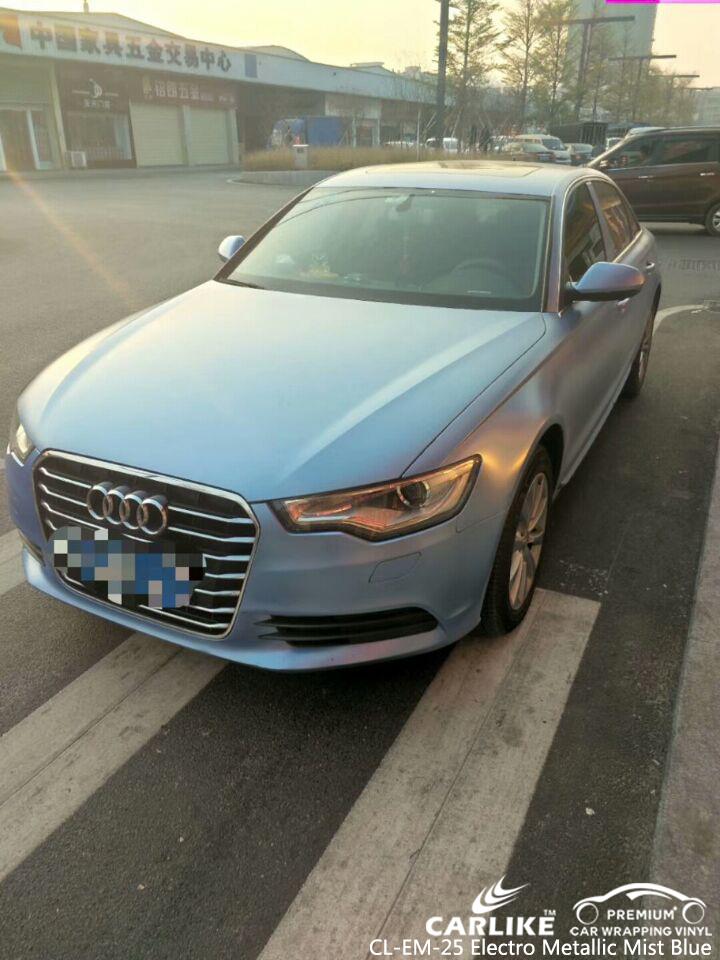 CARLIKE CL-EM-25 MIST BLUE MATTE ELECTRO METALLIC VINYL CAR WRAP - CARLIKE WRAP