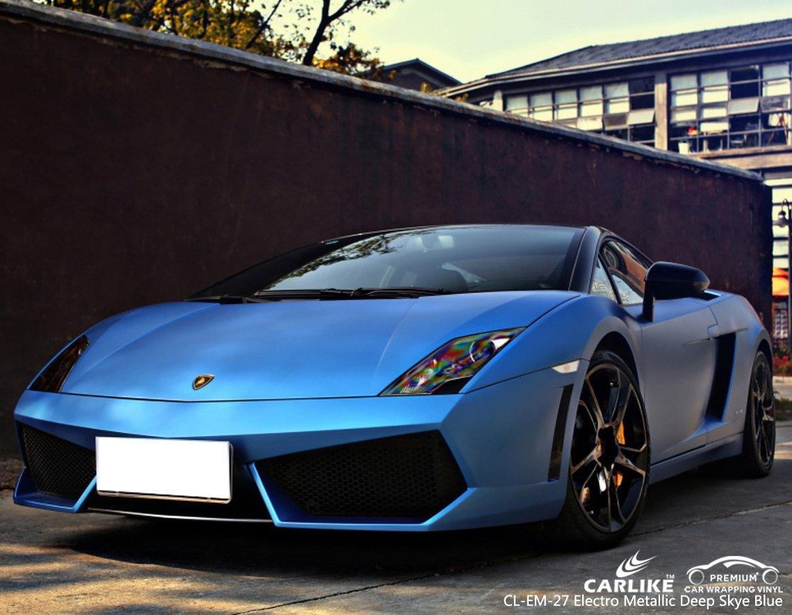 CARLIKE CL-EM-27 DEEP SKYE BLUE MATTE ELECTRO METALLIC VINYL LAMBORGHINI - CARLIKE WRAP