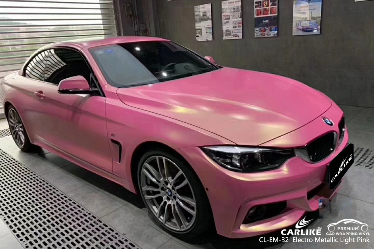 CARLIKE CL-EM-32 light pink matte electro metallic car vinyl wraps Bursa Turkey - CARLIKE WRAP