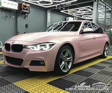 CARLIKE CL-EM-33 matte electro metallic cherry pink vinyl New York United States - CARLIKE WRAP