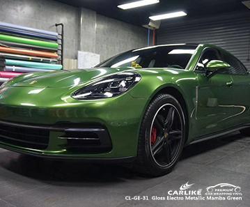 CARLIKE CL-GE-31 gloss electro metallic mamba green casting car wrapping vinyl Helsinki Finland - CARLIKE WRAP