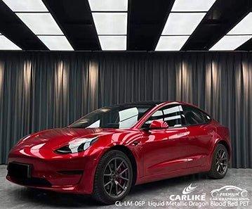 Liquid metallic dragon blood red vinyl (pet liner) wholesale price