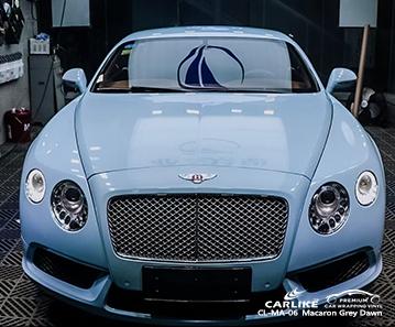 CARLIKE CL-MA-06 macaron grey dawn vinyl super high-density air channels wrapping film for car Italy - CARLIKE WRAP