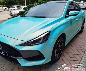 Gloss magic coral sky blue vinyl auto wrap factory price