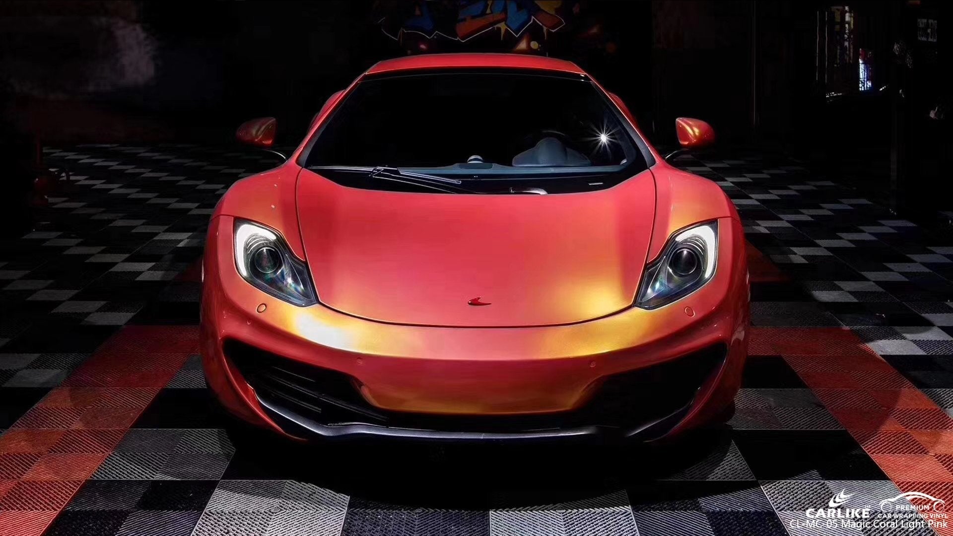 CARLIKE CL-MC-05 Magic Coral Light Pink Car Wrap Vinyl Film - CARLIKE WRAP