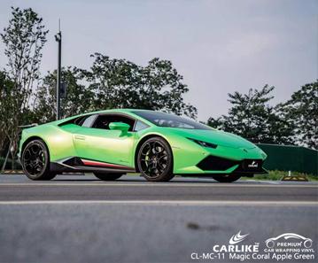 CARLIKE CL-MC-11 gloss magic coral apple green vinyl for lamborghini - CARLIKE WRAP