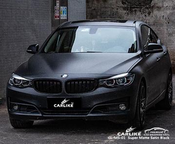 CARLIKE CL-MS-01 super matte satin black super stretchable vinyl Ireland - CARLIKE WRAP