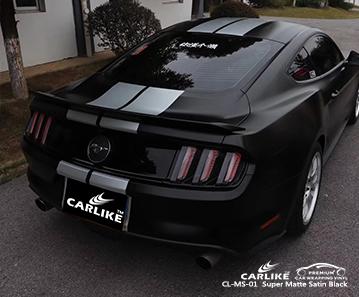 CARLIKE CL-MS-01 super matte satin black vinyl casting car wrapping film Denmark - CARLIKE WRAP