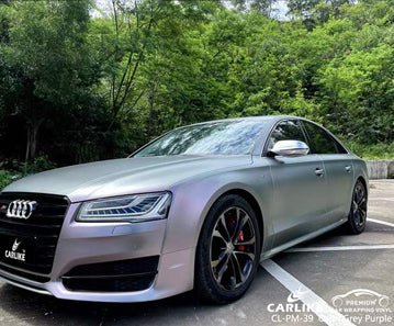 CARLIKE CL-PM-39 paint metallic capri grey purple vinyl for audi - CARLIKE WRAP
