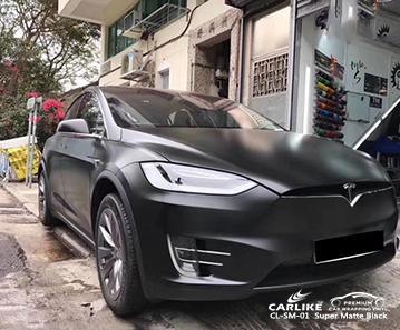 CARLIKE CL-SM-01 super matte black vinyl easy to install for car body Ireland Waterford - CARLIKE WRAP
