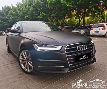 CARLIKE CL-SM-01 super matte black vinyl for audi - CARLIKE WRAP