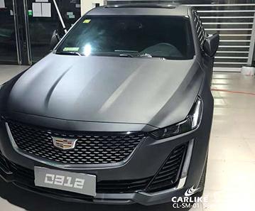 CARLIKE CL-SM-01 super matte black vinyl for cadillac - CARLIKE WRAP