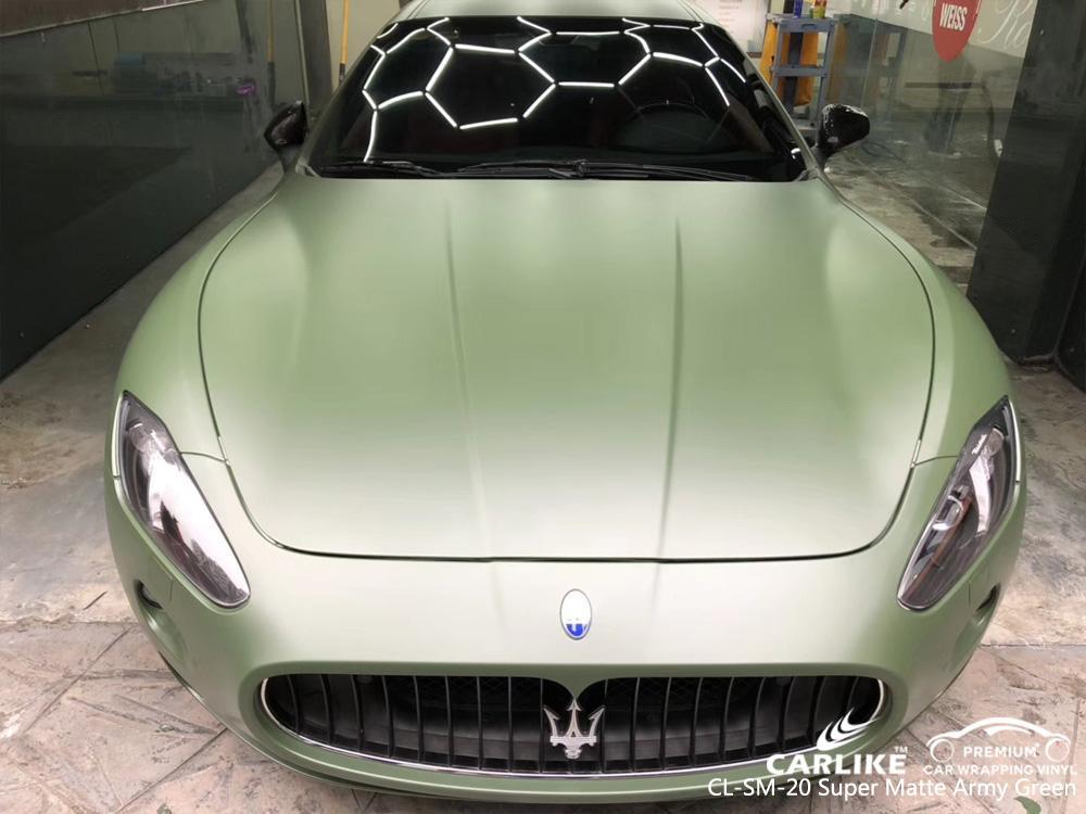 Super Matte Satin Military Green Car Wrap – Car Vinyl Supplier