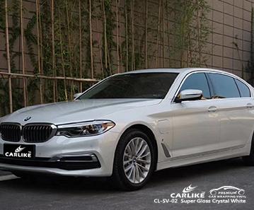 CARLIKE CL-SV-02 super gloss crystal white vinyl removable auto wrapping film Malmo Sweden - CARLIKE WRAP