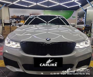 CARLIKE CL-SV-05 super gloss crystal nardo grey polymer pvc vinyl Belarus - CARLIKE WRAP