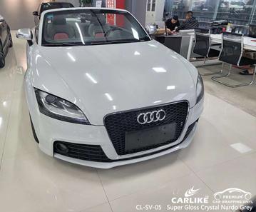 CARLIKE CL-SV-05 super gloss crystal nardo grey vinyl for audi - CARLIKE WRAP