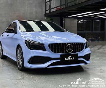 CARLIKE CL-SV-19 super gloss crystal mist blue vinyl for mercedes-benz - CARLIKE WRAP