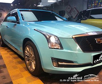 CARLIKE CL-SV-20 super gloss crystal ice blue vinyl low tack glue car stickers Serbia - CARLIKE WRAP