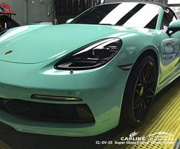 CARLIKE CL-SV-25 super gloss crystal tiffany green vinyl incredible restorable auto wrap Norway - CARLIKE WRAP