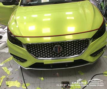 CARLIKE CL-SV-27 super gloss crystal tender green high polymer pvc vinyl for car California United States - CARLIKE WRAP