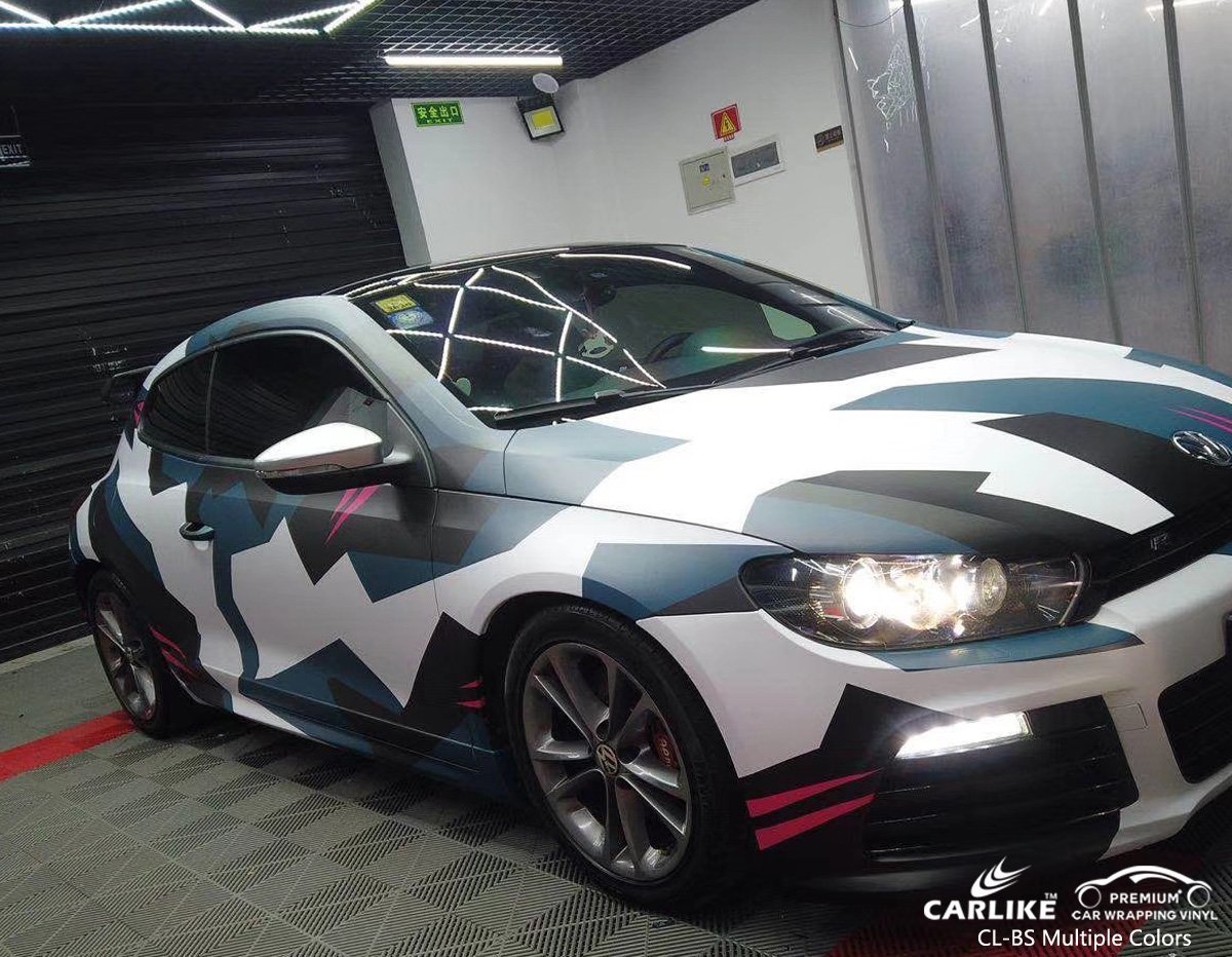 Carlike Printed Camouflage Vinyl Car Wrap Carlike Wrap