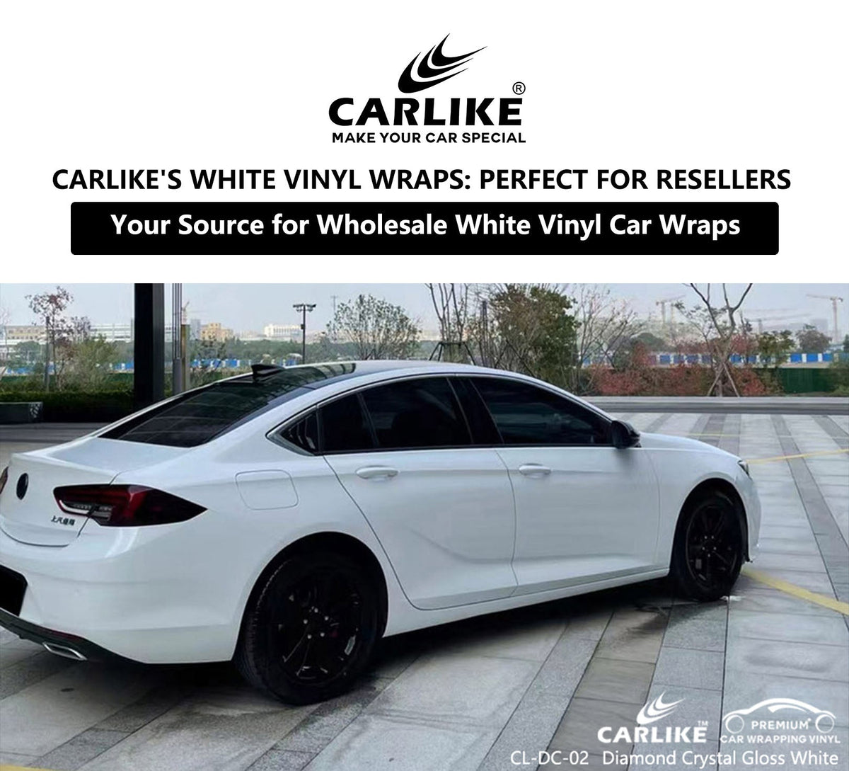 CARLIKE's Premium White Vinyl Wraps: Perfect for Resellers – CARLIKE WRAP