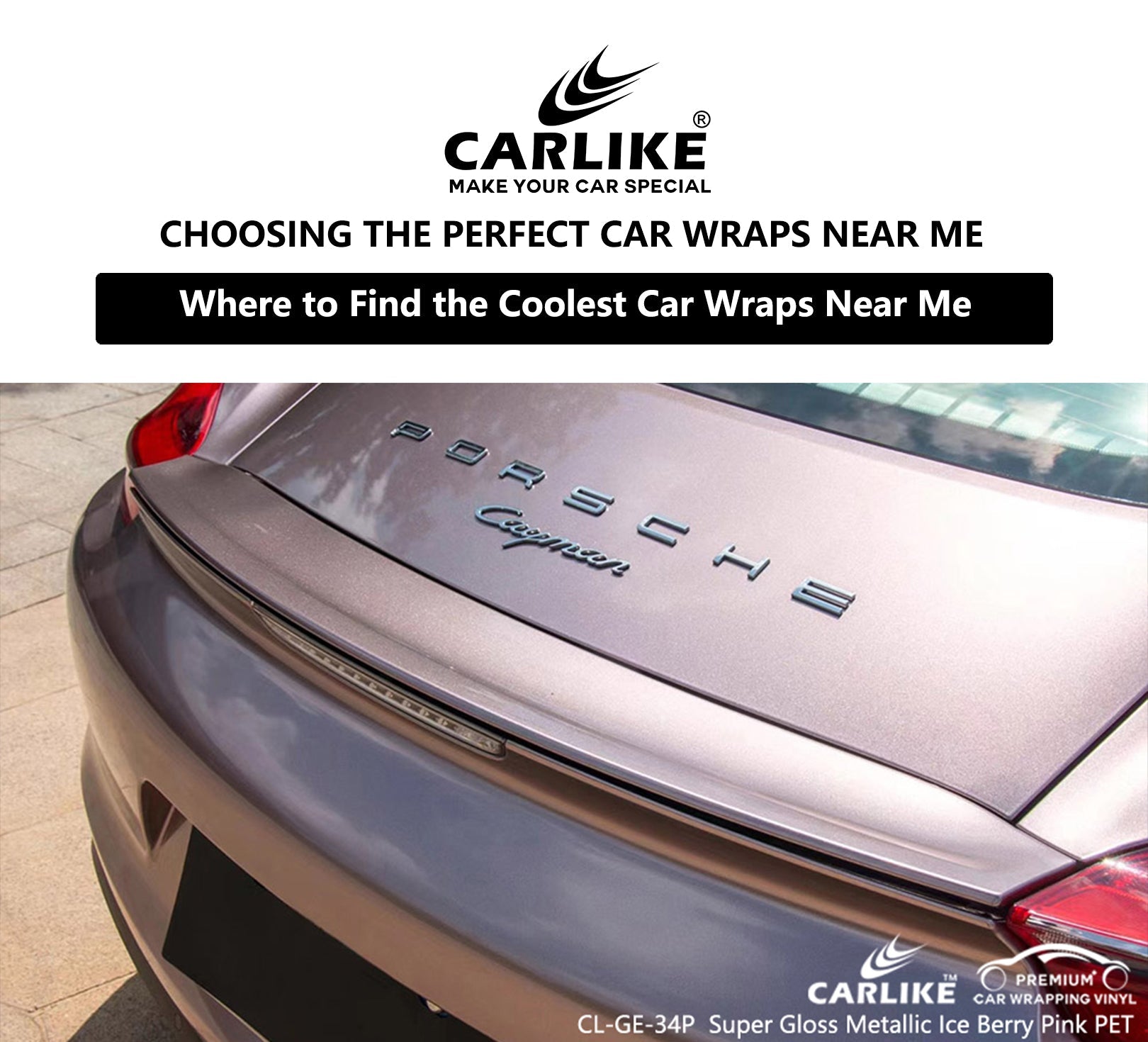 Choosing the Right Car Wraps Near Me - CARLIKE WRAP