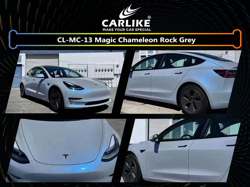 CL-MC-13 MAGIC CHAMELEON ROCK GREY VINYL FOR TESLA