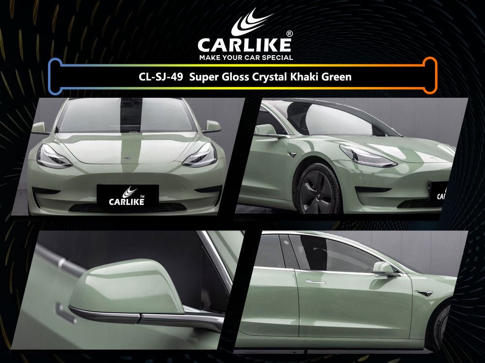 CL-SJ-30 SUPER GLOSS CRYSTAL SKY BLUE VINYL FOR BMW - CARLIKE WRAP