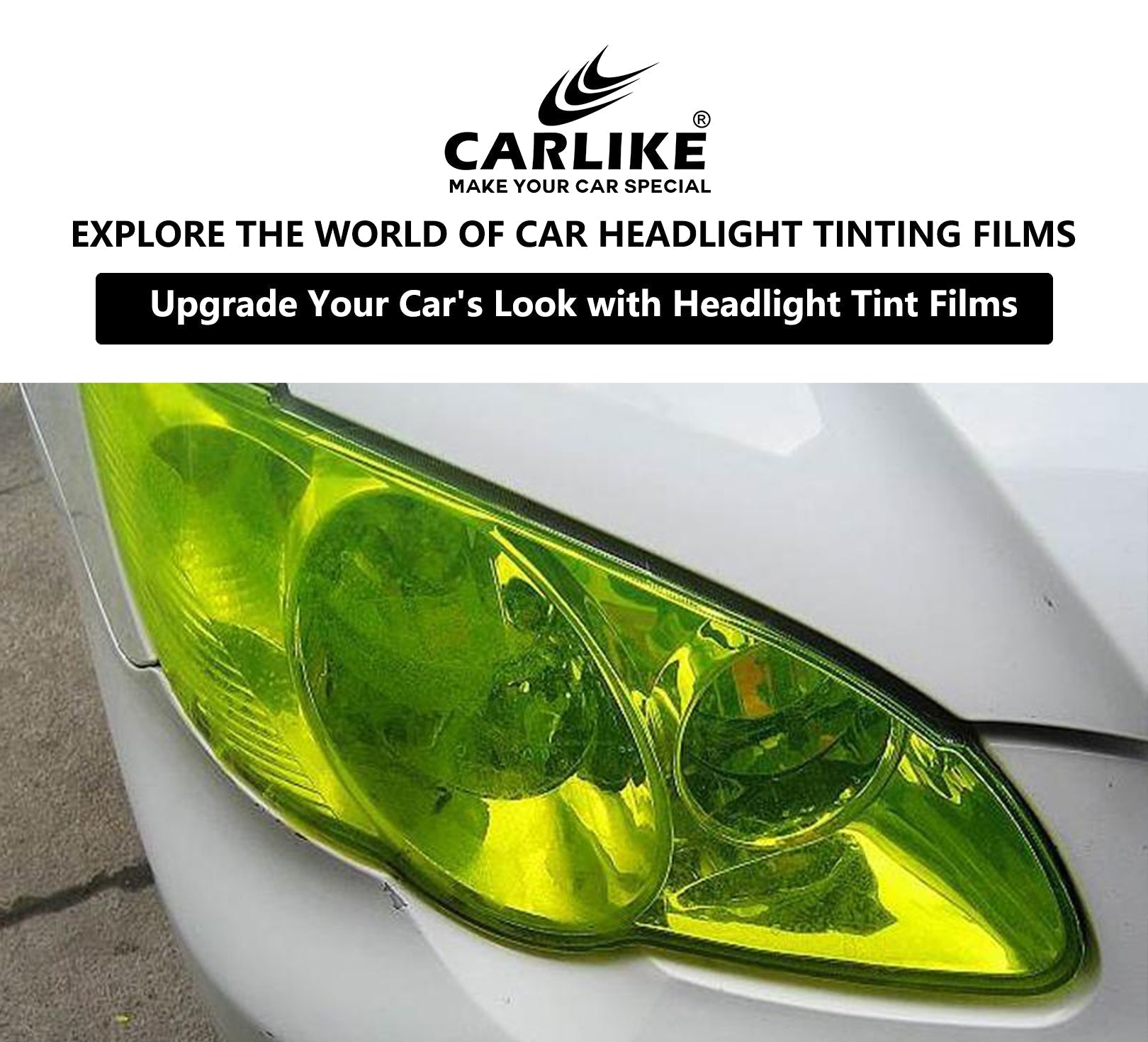 Curious About Car Headlight Tinting? Discover It Here! - CARLIKE WRAP