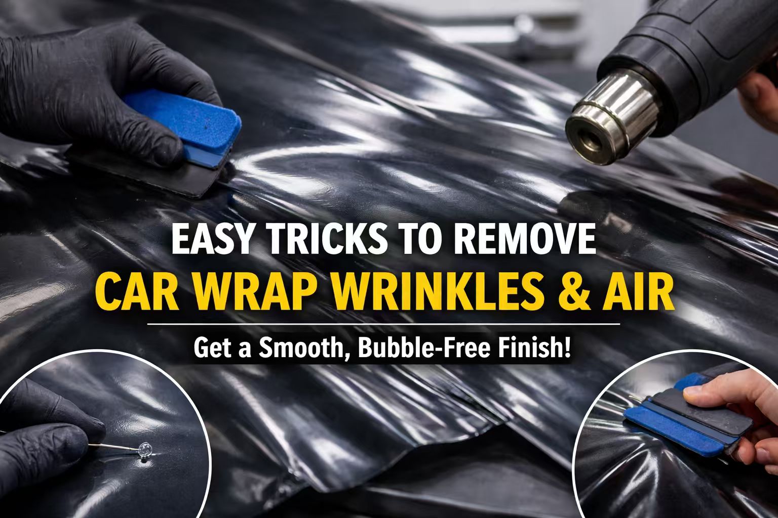 Easy Tricks to Remove Car Wrap Wrinkles and Air - CARLIKE WRAP