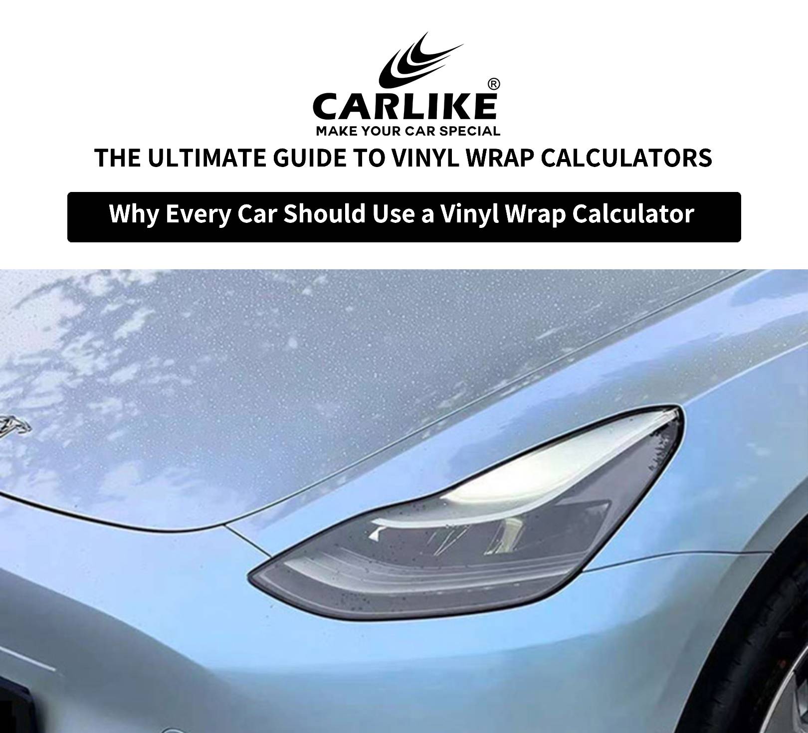 How to Use a Vinyl Wrap Calculator to Master Your Vinyl Wrap Project - CARLIKE WRAP