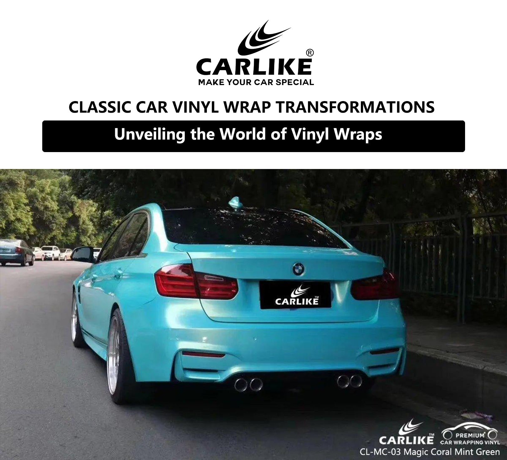 Timeless Elegance: Classic Car Vinyl Wrap Transformations - CARLIKE WRAP